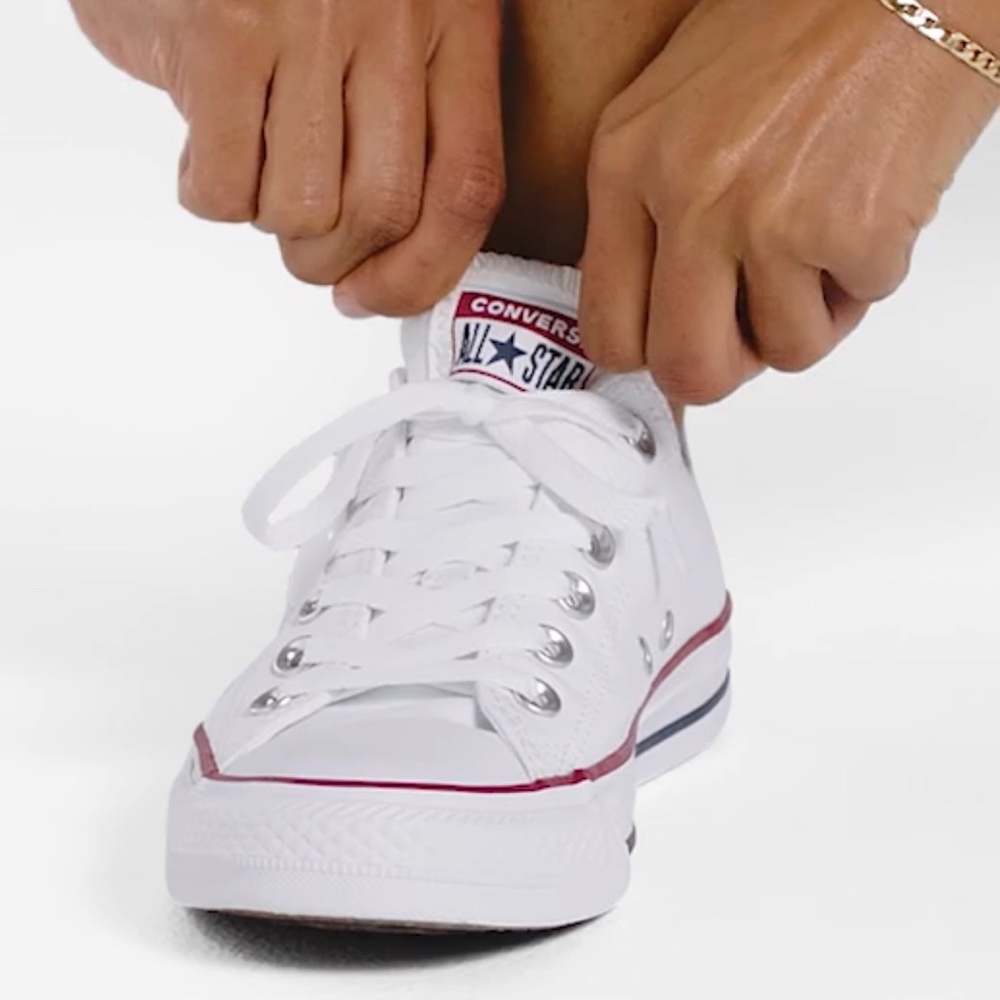 Womens White Low Top Chuck Taylor All Star Converse